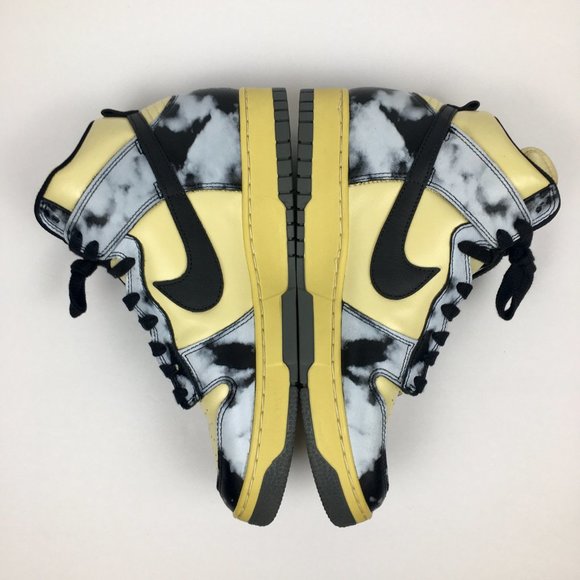 Nike Dunk High 1985 Black Acid Wash Unisex - NEW - Picture 10 of 13